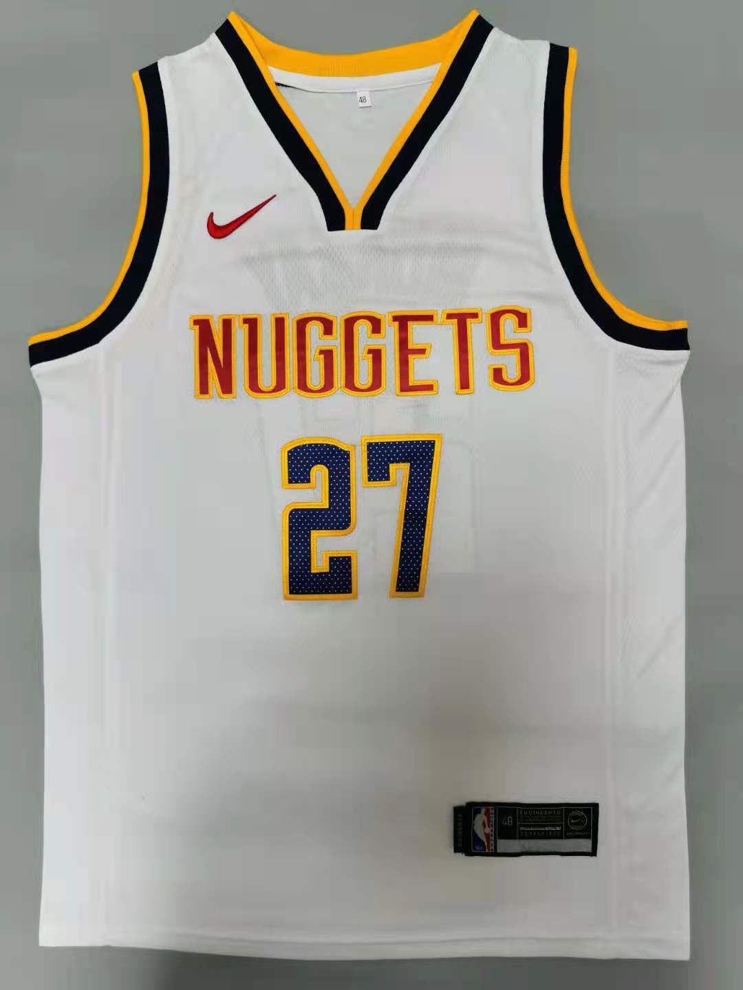 Men Denver Nuggets #27 Murray White 2021 Nike Game NBA Jersey